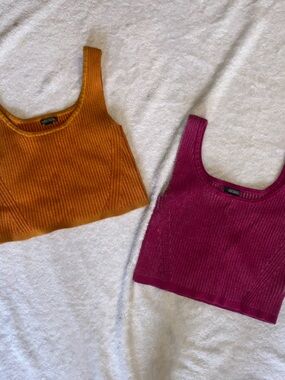 wild fable cropped tank duo (L)